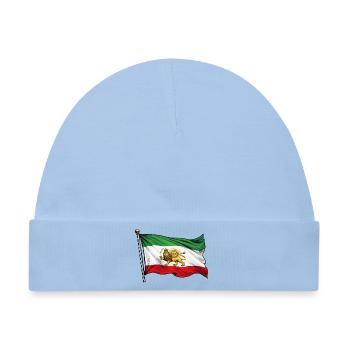  Persien Flagge - Baby Premium Organic Mütze - Hellblau - Vorne