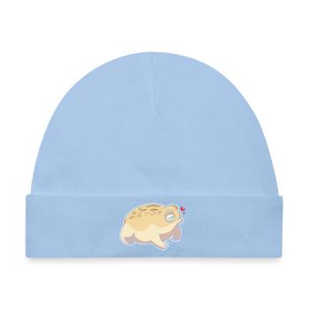 Frosch Desert Rain Frog - Baby Premium Organic Mütze - Hellblau - Vorne