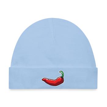 Chilli Chipotle Chilischote Jalapeno Scharf Chili - Baby Premium Organic Mütze - Hellblau - Vorne