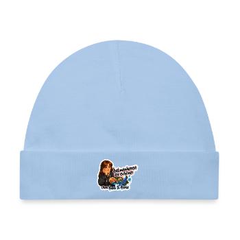 Delmenhorst ist schöner ohne Hass und Hetze - Baby Premium Organic Mütze - Hellblau - Vorne