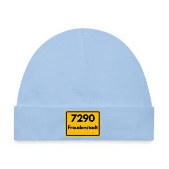ALTE POSTLEITZAHL PLZ 7290 FREUDENSTADT HEIMAT - Baby Premium Organic Mütze - Hellblau - Vorne