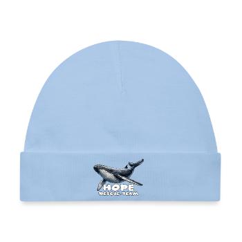 Hope Rettungsteam Wal Ostsee - Baby Premium Organic Mütze - Hellblau - Vorne