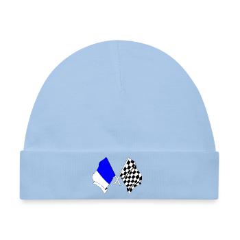 Spa-Rennflaggen - Baby Premium Organic Mütze - Hellblau - Vorne