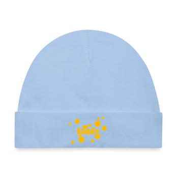 Ronny als Vorname - Baby Premium Organic Mütze - Hellblau - Vorne