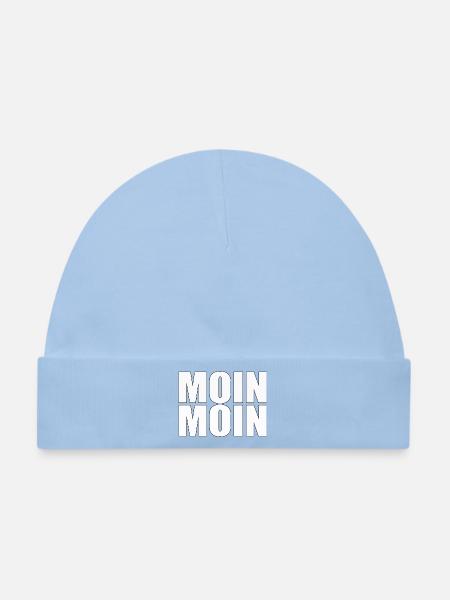 MOIN MOIN - Baby Premium Organic Mütze - Hellblau