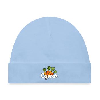 CARROT - Baby Premium Organic Mütze - Hellblau - Vorne