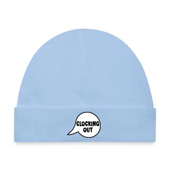 FERTIGSTELLUNG - Baby Premium Organic Mütze - Hellblau - Vorne