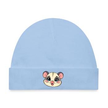 Opossum - Baby Premium Organic Mütze - Hellblau - Vorne