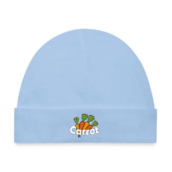 CARROT - Baby Premium Organic Mütze - Hellblau - Vorne