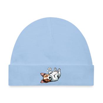 Jack Russel terrier Jack russel Besitzer Jackie - Baby Premium Organic Mütze - Hellblau - Vorne