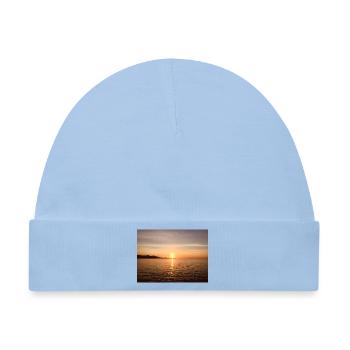SUNSET - Baby Premium Organic Mütze - Hellblau - Vorne