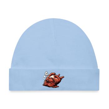 Bordeaux Dogge Bordeauxs Bordeaux Doggen besitzer - Baby Premium Organic Mütze - Hellblau - Vorne