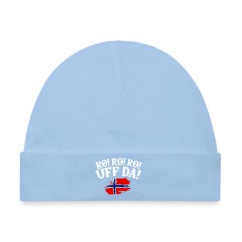 Norway Norge Fjords Scandinavian Ro Viking ship - Baby Premium Organic Mütze - Hellblau - Vorne