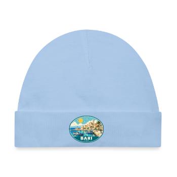 Erleben Sie Bari an der italienischen Adriaküste - Baby Premium Organic Mütze - Hellblau - Vorne