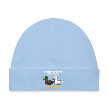 Ein Leben ohne Enten ist möglich aber sinnlos - Baby Premium Organic Mütze - Hellblau - Vorne