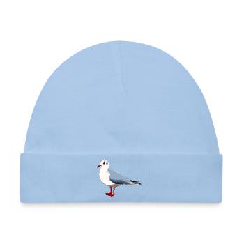 Möwe - Baby Premium Organic Mütze - Hellblau - Vorne