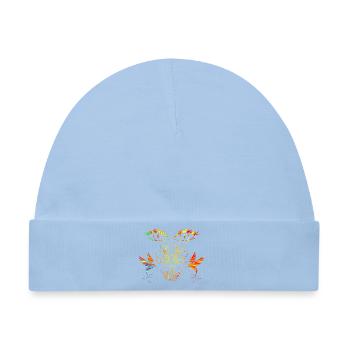 Zen-Gesicht - Baby Premium Organic Mütze - Hellblau - Vorne