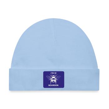 Ich habe die Hummel - Baby Premium Organic Mütze - Hellblau - Vorne