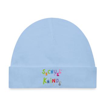 Schulkind - Baby Premium Organic Mütze - Hellblau - Vorne