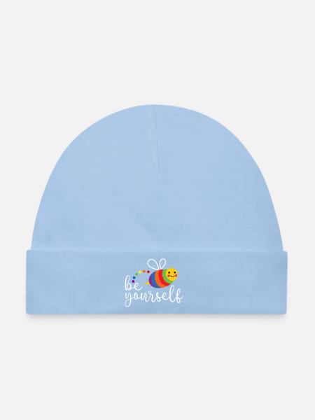 LGBTQ Pride Month - Sei du selbst - Baby Premium Organic Mütze - Hellblau