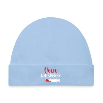 Blutspender Blut Blutspende - Baby Premium Organic Mütze - Hellblau - Vorne