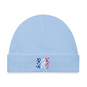 Frankreich, Frankreich flagge, fra, FRA, france - Baby Premium Organic Mütze - Hellblau - Vorne