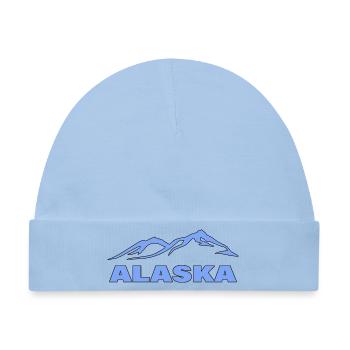 ALASKA - Baby Premium Organic Mütze - Hellblau - Vorne