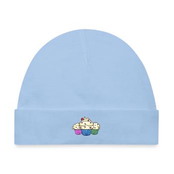 Muffin - Baby Premium Organic Mütze - Hellblau - Vorne