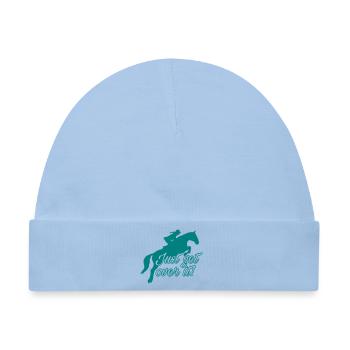 Just get over it - Baby Premium Organic Mütze - Hellblau - Vorne