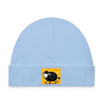 Schwarzes Schaf - Baby Premium Organic Mütze - Hellblau - Vorne