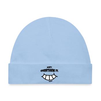 Don´t Overthing it - Baby Premium Organic Mütze - Hellblau - Vorne