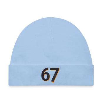 6 7 – Flämische Jugendwortgestaltung - Baby Premium Organic Mütze - Hellblau - Vorne