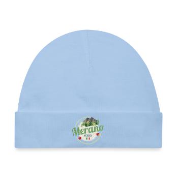Meran Trentino Bozen Südtirol Italien Souvenir - Baby Premium Organic Mütze - Hellblau - Vorne