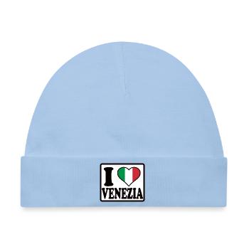 Ich liebe Venedig - Baby Premium Organic Mütze - Hellblau - Vorne