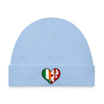 Europa Freundschaft Nordirland Irland Zusammenhalt - Baby Premium Organic Mütze - Hellblau - Vorne
