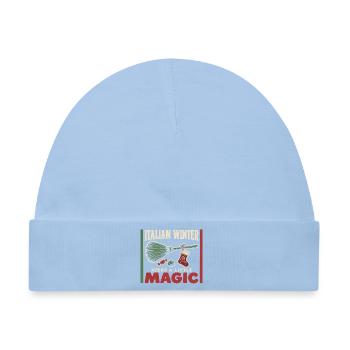 La Befana Italienische Epiphanie Weihnachtshexe - Baby Premium Organic Mütze - Hellblau - Vorne