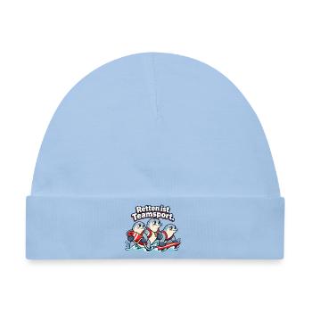 Rettungsschwimmer Lifeguard Wasserrettung Team - Baby Premium Organic Mütze - Hellblau - Vorne