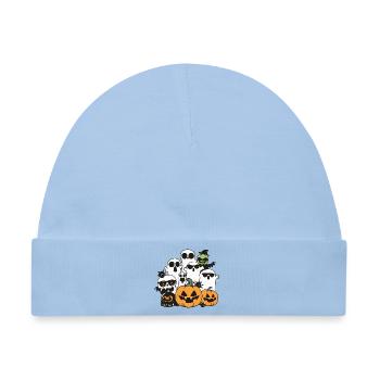 Halloween Party Figuren - Baby Premium Organic Mütze - Hellblau - Vorne