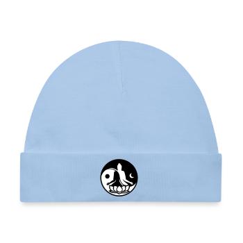 Yin und Yang - Baby Premium Organic Mütze - Hellblau - Vorne