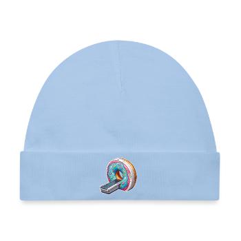 Manip Radio-Scanner MRT-Radiologie Donut der Wahrheit - Baby Premium Organic Mütze - Hellblau - Vorne