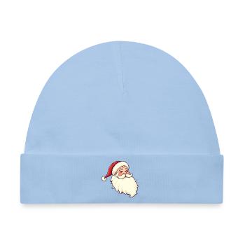 Weihnachtsmann - Baby Premium Organic Mütze - Hellblau - Vorne
