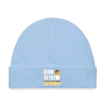 Born To Eat Churros - Baby Premium Organic Mütze - Hellblau - Vorne