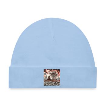 Valencia Fallas Tradition - Baby Premium Organic Mütze - Hellblau - Vorne