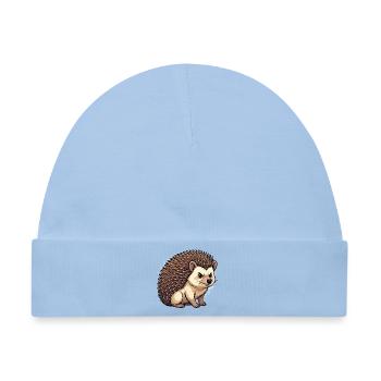 Igel Igelliebhaber Igelbesitzer Igelhalter Stachel - Baby Premium Organic Mütze - Hellblau - Vorne