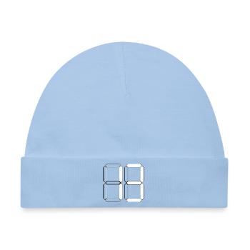 NUMMER 13 Dreizehn Geburtstag Geschenk Digital - Baby Premium Organic Mütze - Hellblau - Vorne