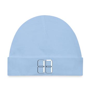 NUMMER 17 Siebzehn Geburtstag Geschenk Digital - Baby Premium Organic Mütze - Hellblau - Vorne