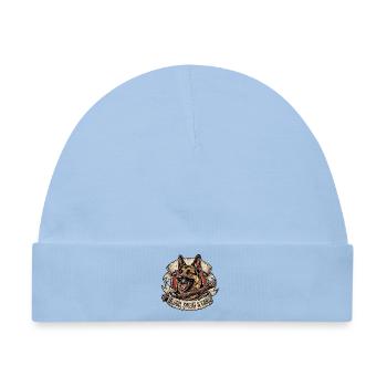 Schäferhund Hundehalter - Baby Premium Organic Mütze - Hellblau - Vorne