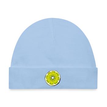 Lime - Baby Premium Organic Mütze - Hellblau - Vorne