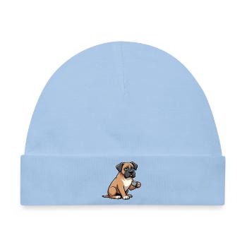 Deutsche Dogge Doggen Doggenbesitzer Doggenfan - Baby Premium Organic Mütze - Hellblau - Vorne