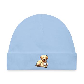 Labrador Labradorbesitzer Labradorliebhaber Labbi - Baby Premium Organic Mütze - Hellblau - Vorne